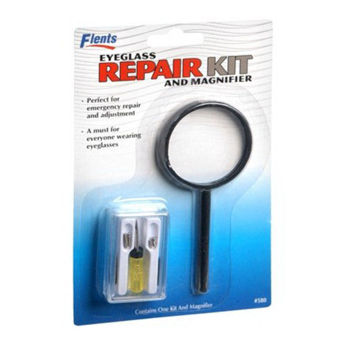 Flents Eyeglass Repair Kit And Magnifier - 1 Each